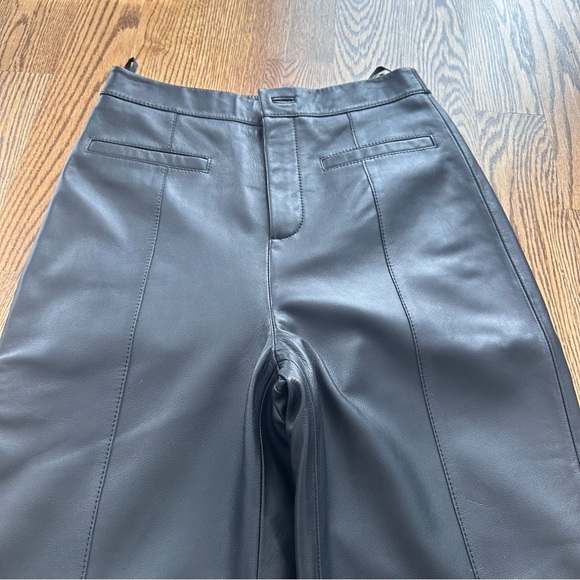 TED BAKER Genuine Leather Pants NEW WITHOUT TAGS SIZE 2 - Picture 4 of 15